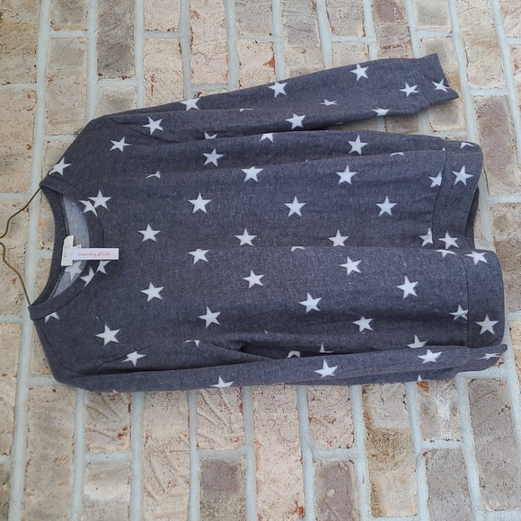 Fleece Gray Sweatshirt - Picture 1 of 7